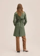 Тренч MANGO 27063259-POLANA Хаки XS E000218 - изображение 3