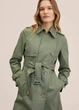 Тренч MANGO 27063259-POLANA Хаки XS E000218 - изображение 4