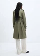Тренч MANGO 57023725-POLANA Хаки XS E000227 - изображение 3