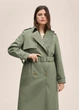 Тренч MANGO 27063259-POLANA Хаки XS E000218 - изображение 6