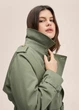 Тренч MANGO 27063259-POLANA Хаки XS E000218 - изображение 7