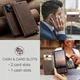 Чохол книжка з магнітом Xiaomi Redmi Note 12 Pro 5G CaseMe Dark Brown (33841-05) - зображення 5