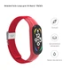 Ремінець Nylon ArmorStandart Braided Solo Loop для Xiaomi Mi Band 7/6/5/4 Red (ARM69907) - зображення 2