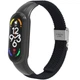 Ремінець Nylon ArmorStandart Braided Solo Loop для Xiaomi Mi Band 7/6/5/4 Black (ARM69902) - зображення 1