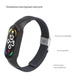 Ремешок для Xiaomi Mi Band 7/6/5/4, Braided Solo Loop, черный, нейлоновый плетеный браслет, эластичный сменный ремешок для фитнес-трекера с надежным креплением, ArmorStandart (ARM69904) - изображение 3