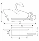Настінний світильник Candellux 21-05557 SWAN - зображення 3