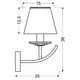 Бра Candellux VALENCIA (21-84012) - зображення 2