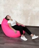 Кресло мешок груша Овал Coolki Оксфорд 600ДПУ XXL 130x90 Розовый - изображение 4