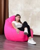 Кресло мешок груша Овал Coolki Оксфорд 600ДПУ XXXL 140x100 Розовый - изображение 3