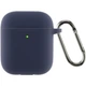 Чехол для наушников Armorstandart Silicone Case With Hook для Apple AirPods 2 Dark Blue (ARM59681) - изображение 1
