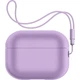 Чехол для наушников Armorstandart Silicone Case with straps для Apple Airpods Pro 2 Pink Purple (ARM68613) - изображение 1