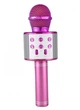 Бездротовий портативний Bluetooth мікрофон-караоке WS 858 Purple - зображення 1