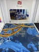 Двуспальный Евро комплект TAC Marisol Blue Сатин-Digital 200х220 см - изображение 2