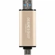 USB флеш накопитель Transcend 128GB JetFlash 930 Gold-Black USB 3.2/Type-C (TS128GJF930C) - изображение 7