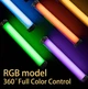 Светодиодный свет для видеосъемки и селфи LED RGB Stick 30см разноцветная палка Black с магнитом (LED-RL-30SL) - изображение 4