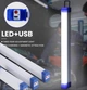 LED лампа акумуляторна на USB Emergency light 17см 20w 6000К (33056) - изображение 4