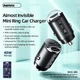 Автомобільний зарядний пристрій Remax RCC350 Tanya PRO MAX Series USB+Type-C PD+QC FC 45W Blak - зображення 3