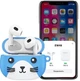 Бездротові навушники дитячі Bluetooth з мікрофоном HOCO CAT EW46 BT5.3 Blue - изображение 5