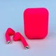 Безпровідні навушники Inpods 12 Macaron TWS сенсорні Bluetooth Малиновий - изображение 1