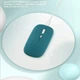 Беспроводная мышка Magic Без подсветки USB зарядка бесшумная со встроенным аккумулятором Bluetooth+2.4G 343 Зеленый - изображение 2