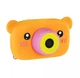 Детский цифровой фотоаппарат мишка Baby Photo Камера Bear с автофокусом X-500 Оранжевый противоударный с рамками для фото и играми - изображение 5