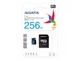 Карта памяти microSDXC A-DATA 256Gb Premier Class 10 А1 (R-100Mb/s) +SD-адаптер AUSDX256GUICL10A1-RA1 - изображение 2