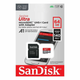 Карта памяти microSDXC SanDisk 64Gb class 10 A1 (140Mb/s) (adapter) +adapter SD SDSQUAB-064G-GN6MA - изображение 4