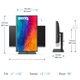 Монітор TFT 27" BenQ PD2706U 9H.LLJLB.QBE 4K UHD IPS sRGB HDR10 HDMI DP USB-C USB-hub HAS колонки - зображення 9