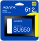 SSD диск ADATA Ultimate SU650 512GB 2.5" SATA III 3D NAND (ASU650SS-512GT-R) - изображение 5