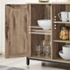 Комод в стиле лофт KidsbunkBed 100 x 70 x 35 см бежевый черный - изображение 3
