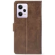 Чохол-книжка Crazy Horse Clasic для Xiaomi Redmi Note 12 Pro 5G Brown (Front) (50142) - зображення 3
