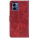 Чохол-книжка Crazy Horse Clasic для Motorola G54 5G Red Wine (Front) (50586) - изображение 3