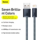 Кабель Baseus Lightning Dynamic Series Fast Charging Data Cable |2m, 2.4A| - изображение 6