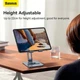 Держатель Baseus Desktop Biaxial Foldable Metal Stand (for Tablets) (B10431801811-00) - изображение 10
