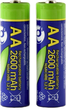 Akumulatorki Gembird Ni-MH AAA 2600 mAh 2 szt. (EG-BA-AA26-01) - obraz 1