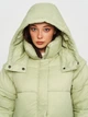 Пуховик зимний длинный женский 4F Down Jacket F238 4FAW23TDJAF238-42S S Зеленая (5904698478910) - изображение 4