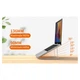 Подставка для ноутбука Choetech до 17", алюминий, компактный (H055-GY) (256840) - изображение 5