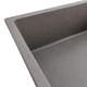 Гранитная мойка с сушкой для кухни Platinum 8650 DIAMOND 860х500х190 матовая серый муссон - изображение 5