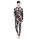 Термобелье мужское Lesko A152 3XL Camouflage Green флисовое утолщенное облегающее под одежду - изображение 6