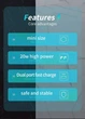 20W швидка зарядка Compact 2USB Pd Type-c Kuulaa зарядний пристрій для Apple, Iphone, Xiaomi, Samsung білий - зображення 9
