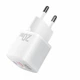 20W швидка зарядка Compact 2USB Pd Type-c Kuulaa зарядний пристрій для Apple, Iphone, Xiaomi, Samsung білий - зображення 12