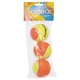 Мячи для большого тенниса Zelart Weilepu Action T966 3 мяча в комплекте Orange-Yellow - изображение 3