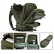 Рюкзак тактичний MOLLE 45L Olive - зображення 5