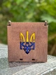 Флаг Украины 140х90см в сувенирной деревянной коробочке-шкатулке з вырезом национального герба нашей страны - изображение 3