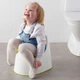 Горщик зелено-білий Ikea LOCKIG 601.931.28 - изображение 2
