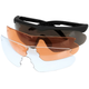 Очки баллистические солнцезащитные Раптор SAFETY GOGGLES SWISS EYE® RAPTOR Черные - изображение 3