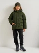 Детская зимняя длинная куртка для мальчика Minoti 15coat 36 39606JNR 92-98 см Хаки (5063025183146) - изображение 3
