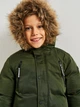 Детская зимняя длинная куртка для мальчика Minoti 15coat 36 39606JNR 92-98 см Хаки (5063025183146) - изображение 4
