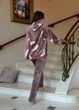 Тёплый женский костюм-пижама для дома 1000343 XL-2XL (52-54) Мокко - изображение 5
