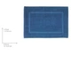 Коврик для душа Wenko Paradise Slate Blue, 50 х 70 см, хлопок, голубой - изображение 3